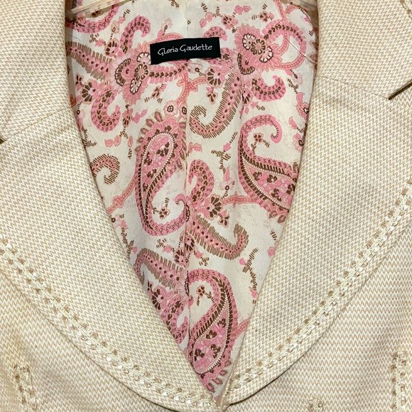 Gloria Gaudette Vintage Crop Blazer - Picture 8 of 12